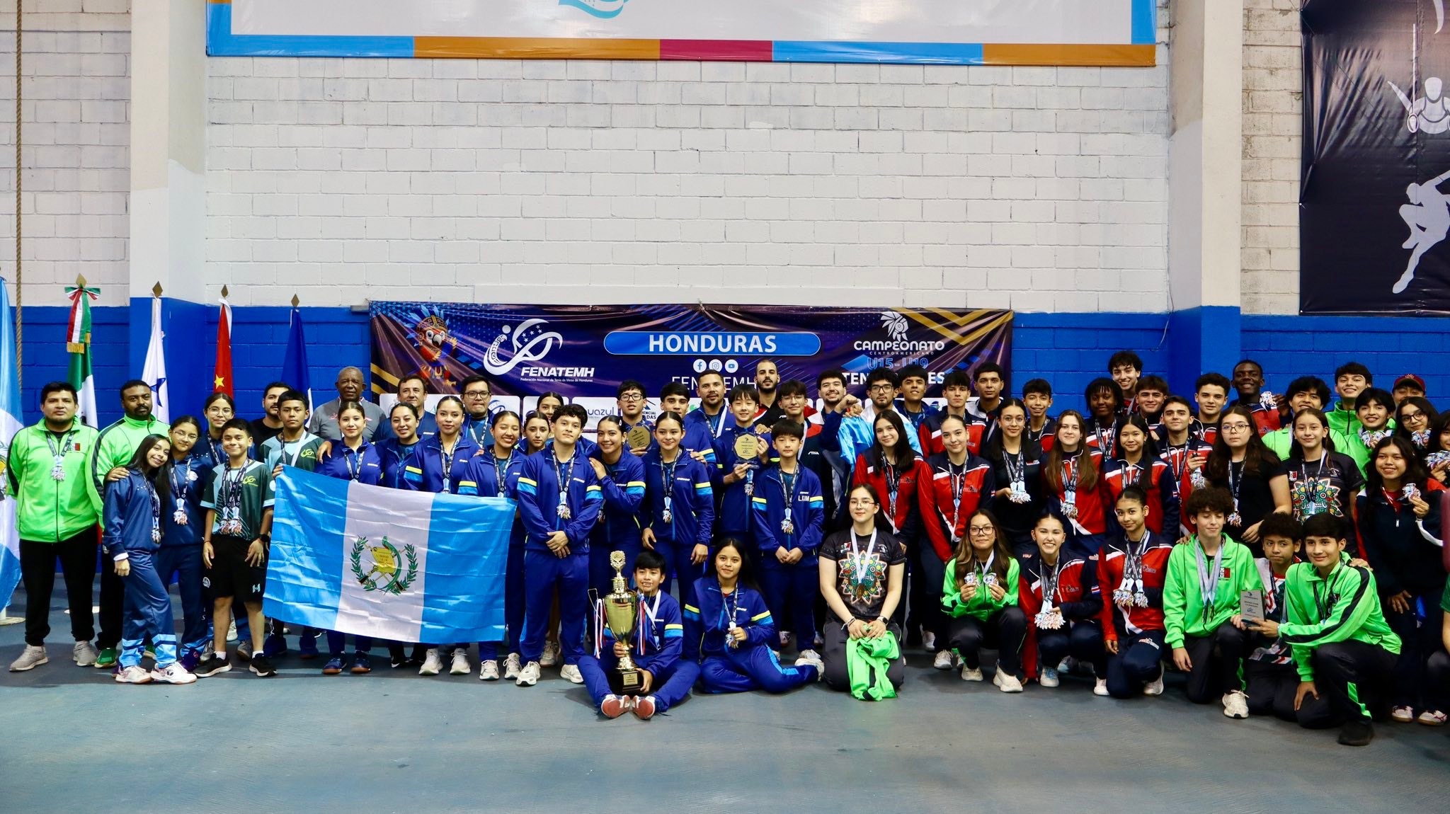 Delegaciones participantes en el Campeonato Centroamericano U15 y U19 Honduras 2026